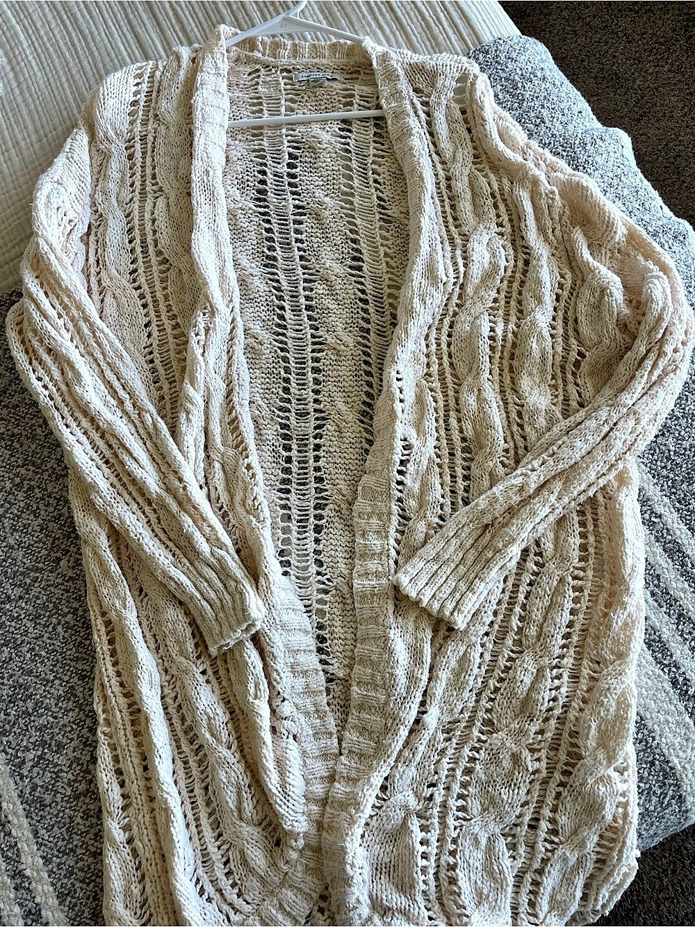 American Eagle Open Knit Boho Cardigan